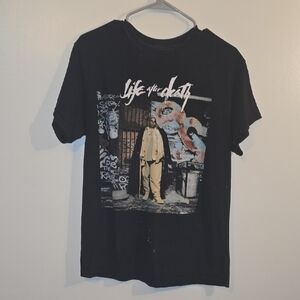 Life After Death Notorious B.I.G. Biggie Smalls Black Graphic T-Shirt LOT M